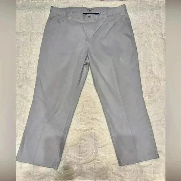 Peter Millar Men’s Golf Pants Light grey Pockets 42 L preppy casual golf - Picture 1 of 10